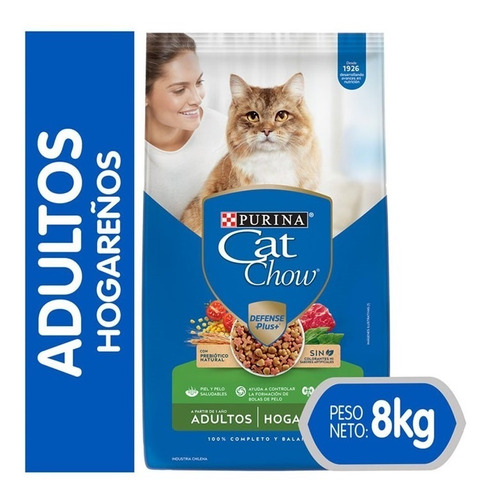 Purina Cat Chow® Adultos Hogareños 8 Kg. Np