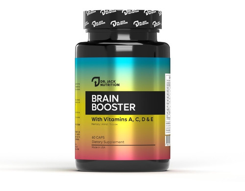 Brain Booster - Vitamina A, B6, C, D Y E | Dr Jack Nutrition