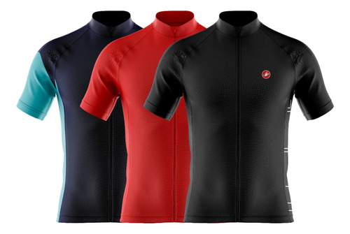 Jersey Ciclismo Ruta Mtb Castelli Variedad Manga Corta