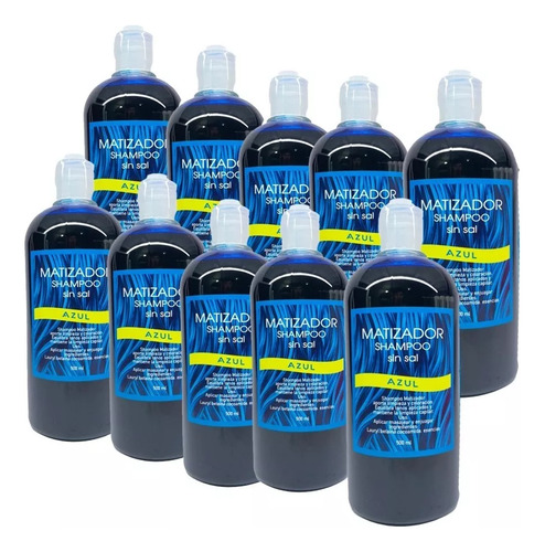 10 Shampoo Matizadores Rojo, Azul, Violeta, Grafito, Cano