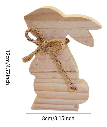 Señal De De Madera, Centro De Mesa De Mesa De Conejo Sin