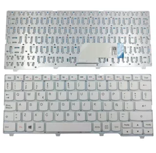 Teclado Lenovo Ideapad 100s-11iby 5cb0k38956 Blanco Español