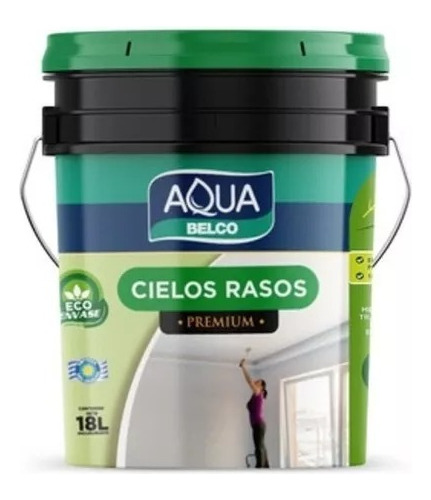 Pintura Cielo Raso Aqua Belco Premium Anti Hongos 1 L