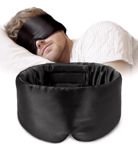 Máscara Para Dormir De Seda De Morera Natural, Portátil