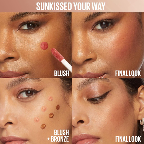 Maybelline Sunkisser - Rubor Líquido Multiusos Y Bronceador,