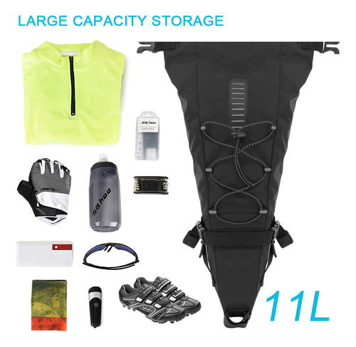 Alforja Impermeable Para Almacenamiento, Reflectante, Soport