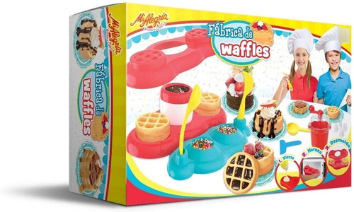 Fábrica De Waffles Mi Alegria Hot Cakes Pan Masa Juguete