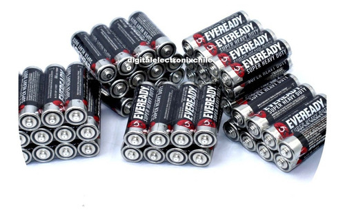 Pack Eveready Doble Aa 1.5v Selladas De 4 Unid Total 52 Unid