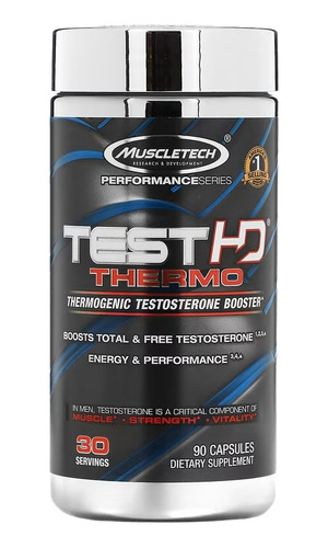 Muscletech Test Hd Thermo 90 Cápsulas 30 Servicios