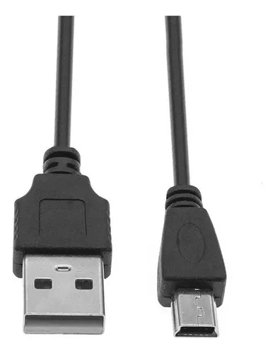 comprar Cabo Usb Carregamento V3 Ps3 Gps Celular Antigo Camera 1m Cor Preto