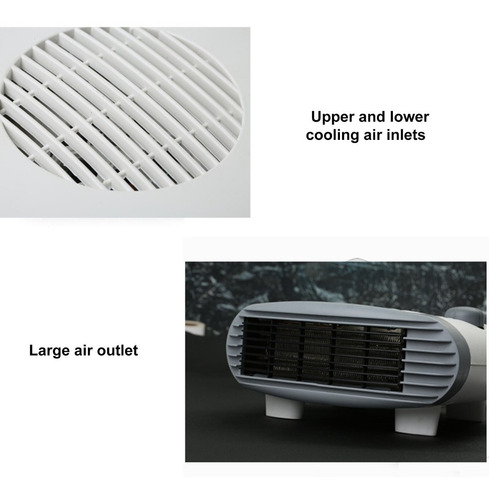 Imagen 8 de 9 de Termoventilador Silencioso Calefactor Electrico 2000w
