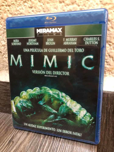 Mimic Guillermo Del Toro Mira Sorvino Josh Brolin Blu-ray
