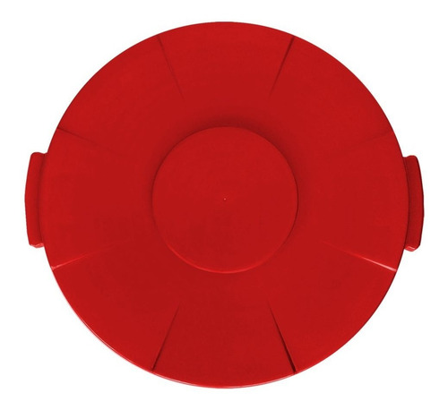 Tapa Ciega Para Contenedor Toff 120l Color Rojo