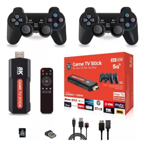 Game Tv Stick 8k Ultra Hd Android Tv + Gamer 