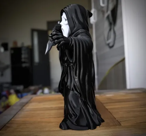 Action Figure Ghostface Decoração Geek & Terror | Parcelamento sem
