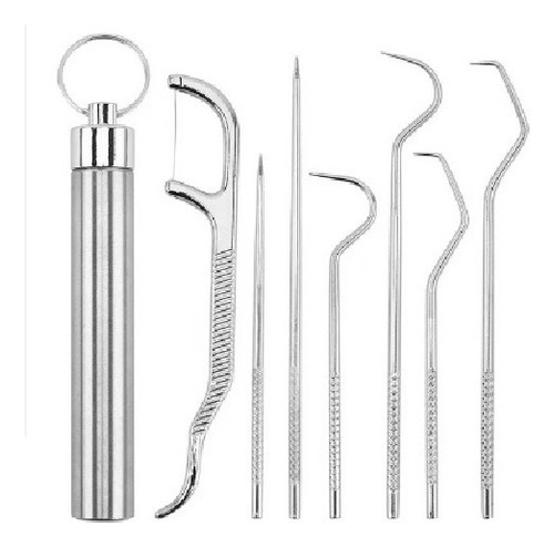 Kit Limpieza Dental De Acero Inoxidable Higiene Dental 