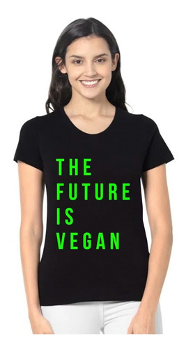 Playera The Future Is Vegan / Veganismo / No Carne