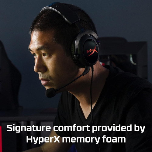 Pack Streamer Hyperx Audífono Cloudcore + Micrófono Solocast