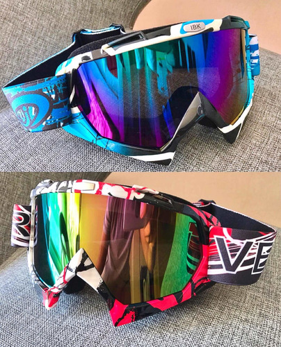 Antiparras Uv Nuevas Moto Motocross Downhill Casco Ski Nieve (Usado)
