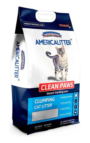 Arena Sanitaria Aglutinante Clean Paws America Litter -15 Kg