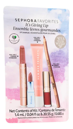 Sephora Favorites Its Giving Lip Set Summer Fridays Tarte