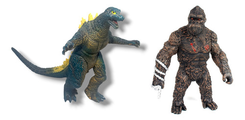 Godzilla Y King Kong 2 Figuras 30cm Envio Gratis Verde Ygris