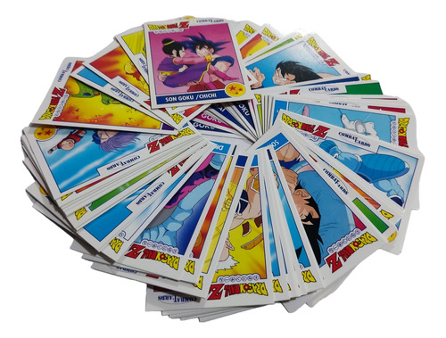 Lote De 61 Tarjetas Dragón Ball Z Combat Cards