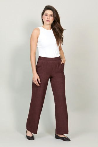 Pantalón De Mujer Con Resorte En Cintura