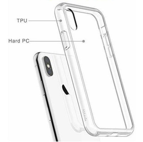 Imagen 2 de 3 de Forro Jetech iPhone XS Antigolpe + 3 Protectores Pantalla