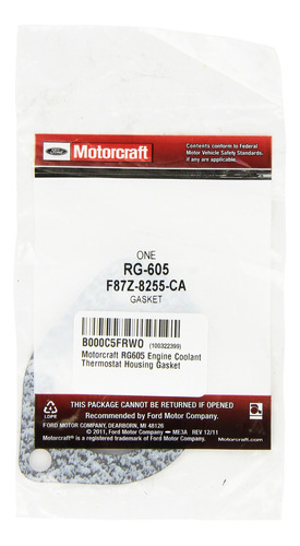 Motorcraft Rg605 Junta Carcasa Para Termostato Refrigerante