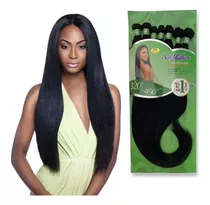 Cabelo Liso Ondulado Iara Longo Bio Long Hair 70cm 280g - Morena