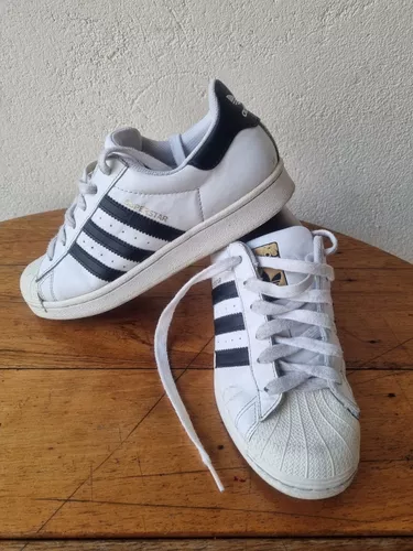 Tenis adidas Super Star Preto E Branco 35