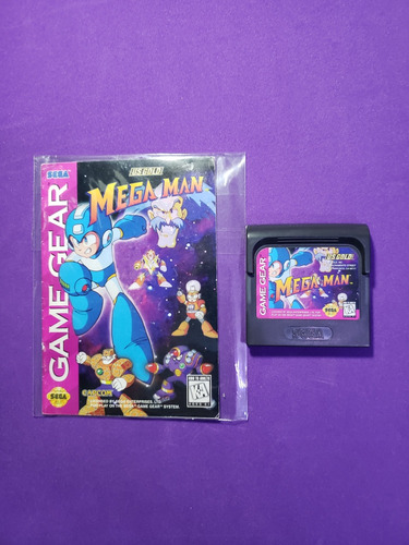 Mega Man Sega Game Gear Cartucho Y Manual Original Megaman