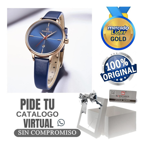 Relojes De Mujer Naviforce Originales Gama Premium + Caja