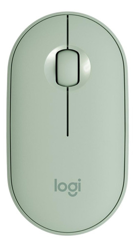 Mouse inalámbrico Logitech  Pebble M350 eucalipto