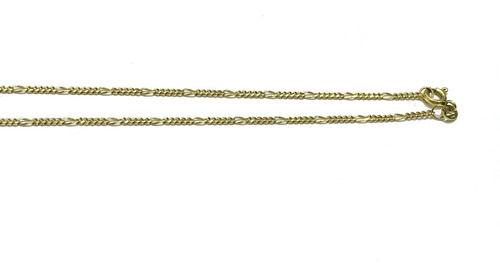 Cadena Figaro  Oro18k Amarilla 5,2gr 55 Cm Co1002