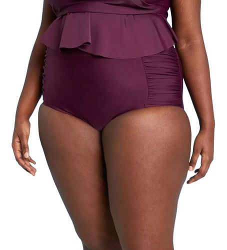 Parte Inferior Bikini De Cintura Alta  Talla 16w/18w