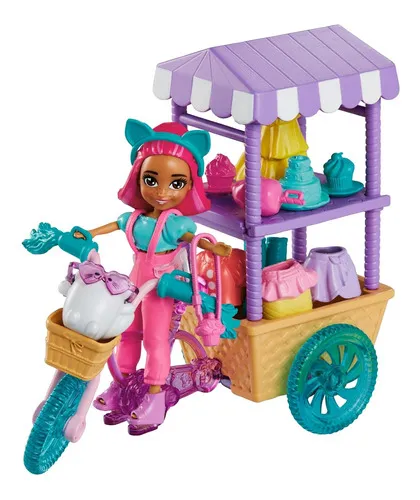 Polly Pocket Carrito Con Bicicleta Dulces. Envío Rápido