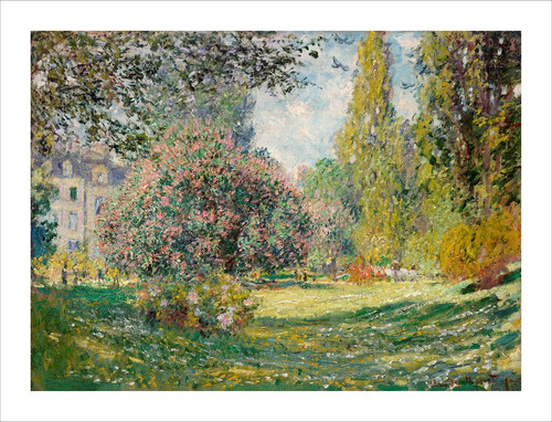 Lamina Fine Art Parc Monceau  Claude Monet  69x90 Mycarte