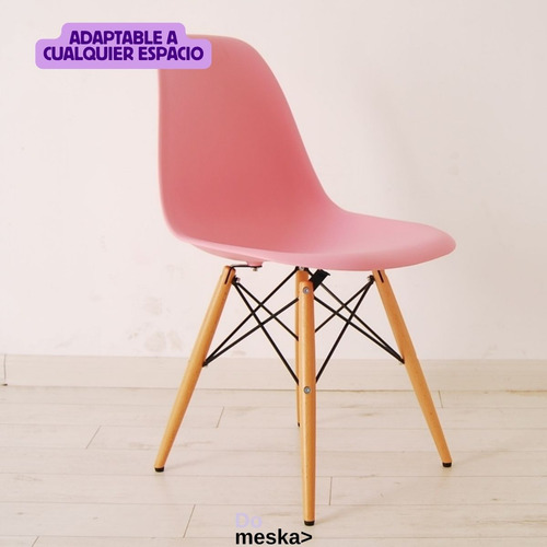 Set 6 Sillas Eames Minimalista Para Jardin Salas Comedor