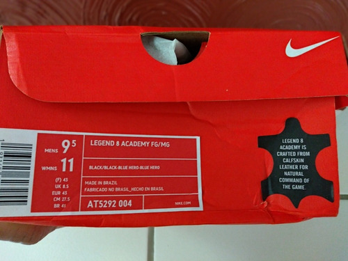 Chuteira Nike Tiempo Legend 8 Academy Fg Tam 41 - Hb
