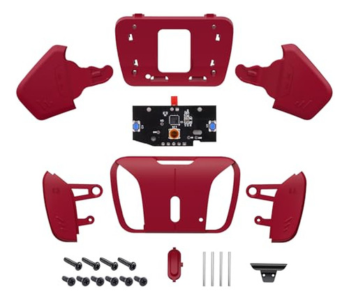 Pack Rise4 Kit Volcanic Red Para Controles Ps5 Con Remap