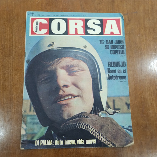 Revista Corsa Parabrisas, Ed. Abril, N°77 Octubre 1967