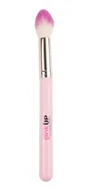 Comprar Pink Up brocha especial para aplicación de productos en polvo aplicación precisa en punta de nariz mandíbula pómulo cerdas suaves color rosa claro