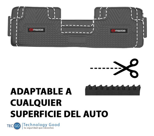 Piso De Auto Gris Tipo Mazda Camioneta Pvc/tapiz Generico
