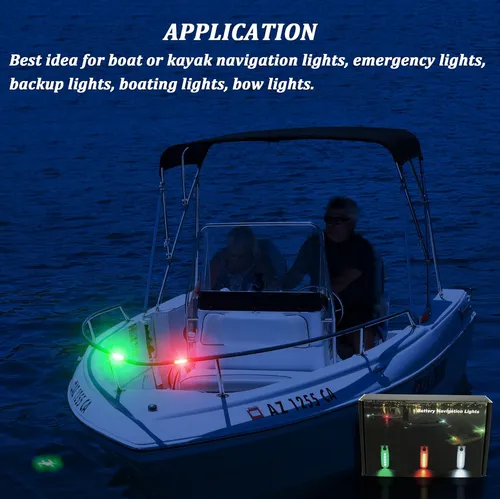 Botepon Luces De Navegación Para Kayak Luces De Popa...