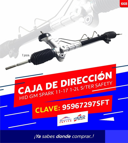 Caja Direccion Hidraulica Chevrolet Spark 11-17 1.2l S/ter