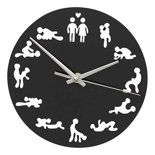 Vosarea - Reloj De Pared Redondo Con Diseño De Postura Sex.