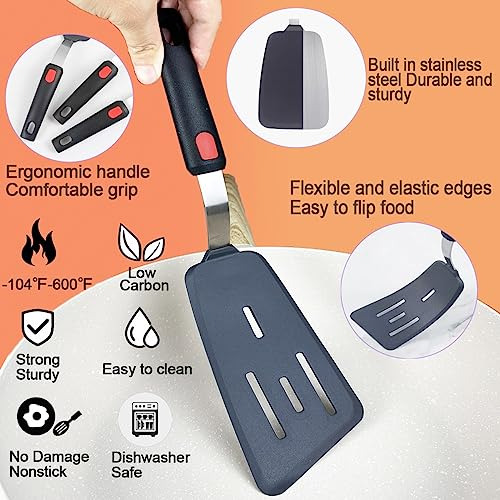 4 Espátulas De Silicona Resistente Al Calor Y Flexible De Go