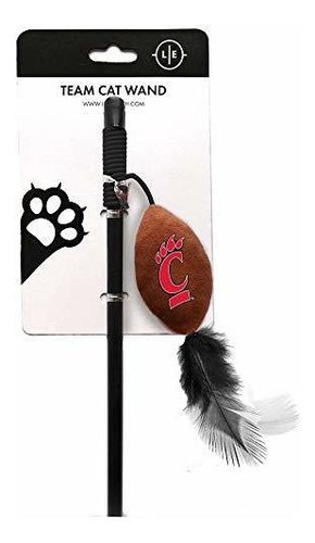 Juguete - Littlearth Ncaa Cincinnati Bearcats Cat Wand | Cat